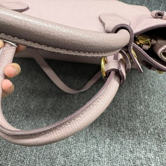 Burberry Banner Leather Satchel Bag 236-122824 - Picture 9 of 16